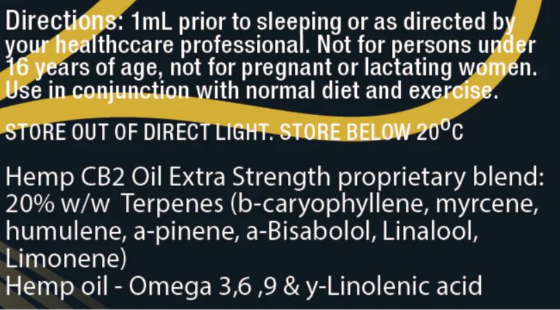 Hemp CB2 Oil Extra Strength np